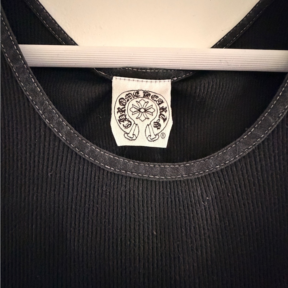 Chrome Hearts Black Ribbed Tank - Picture 4 of 8
